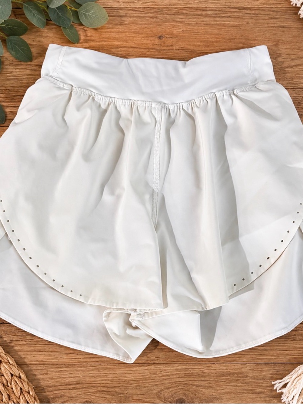 lululemon athletica Cream Layered Workout Skort